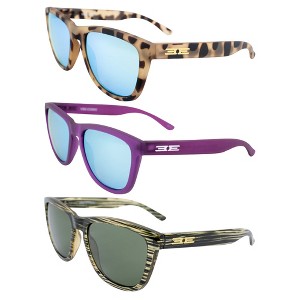 3 Pairs of Epoch Eyewear Vibe Sunglasses with Teal Mirror Lenses - 1 of 4