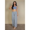 Slickblue Women's Ribbed Knit Cami Crop Top, Stretch Textured Fabric, Fitted Style, Multiple Colors Options, Size S-L - 3 of 4