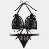 Smart & Sexy Women's Matching Bra And Panty Lingerie Set Black Hue Sequin  Small/medium : Target