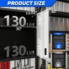 TinyHomie Wall-Mounted Garage Storage Cabinet with Lockable Doors and Adjustable Shelves, Durable Metal Hanging Tool Cabinet for Utility Rooms - 3 of 4