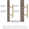 attop 4 Pcs Solid Brass Pull Kitchen Cabinet Handles Brushed Gold Decorative Contemporary Hexagon Bar Cabinet Pulls (Hole Centers:2-1/2"(64mm)) - 3 of 4