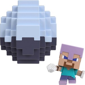 Minecraft Snowball Slinger Steve Mini Figure - 1 of 4