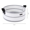 REGALWOVEN Cotton Rope Handcrafted Odorless Compact Open Storage Bins 1 Pc - 3 of 4