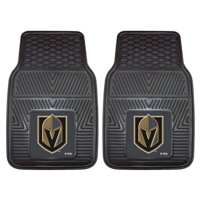 NHL Vegas Golden Knights Vinyl Car Mat Set - 2pc