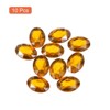 Unique Bargains Acrylic Flat Back DIY Decor Jewelry Oval Gems 10 Pcs - 3 of 4