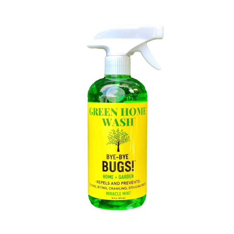 Green Home Wash Bye-Bye Bugs Home + Garden Miracle Mint Insecticide 16oz, 1 of 3