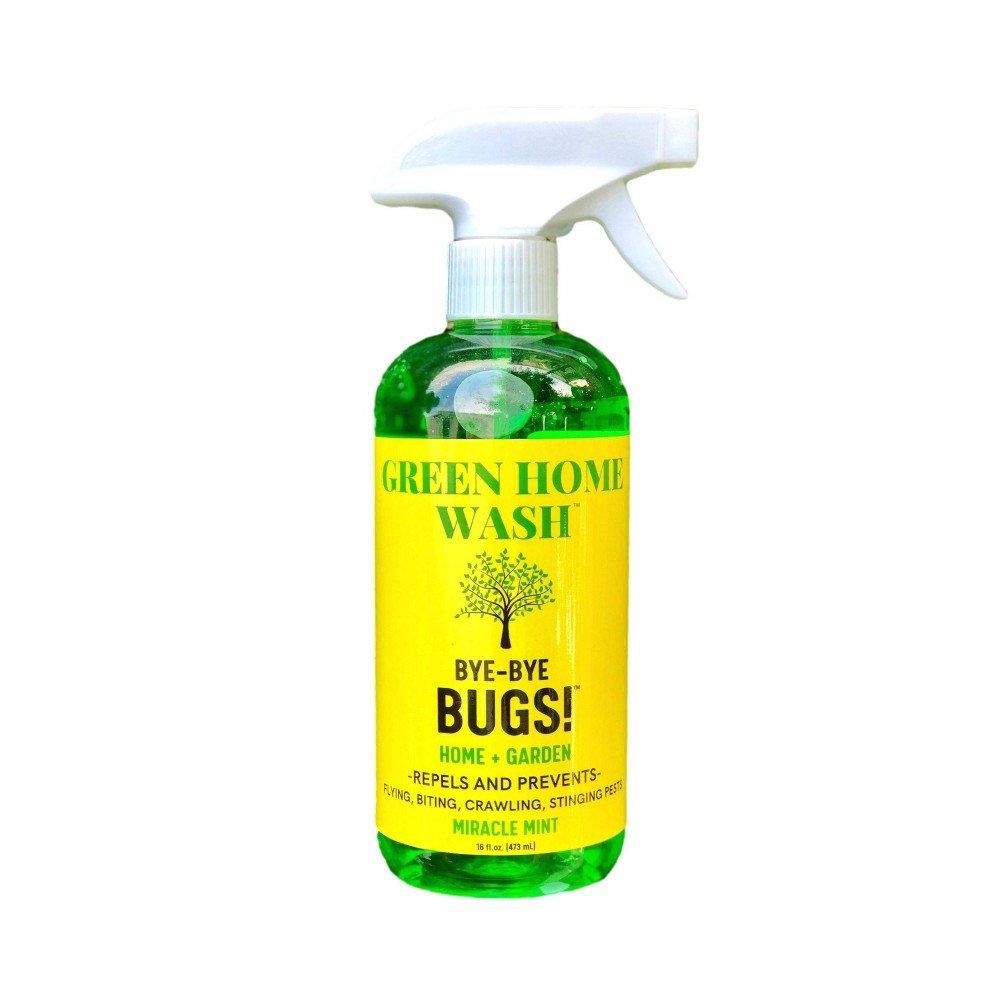 Photos - Garden & Outdoor Decoration Green Home Wash Bye-Bye Bugs Home + Garden Miracle Mint Insecticide 16oz