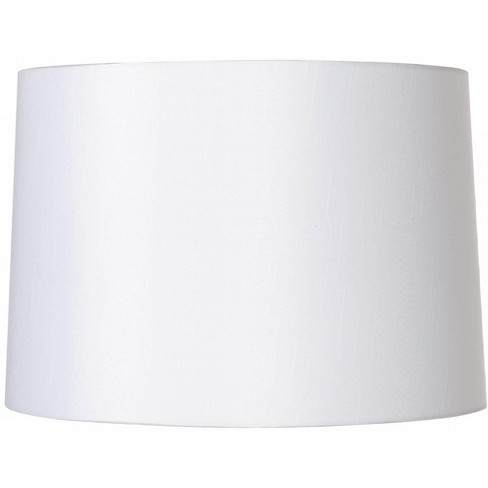 Springcrest White Fabric Medium Hardback Lamp Shade 15