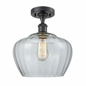 Fenton - 1 Light Semi-Flush Mount In Industrial Style-13 Inches Tall and 11 Inches Wide - 1 of 1