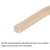 Unique Bargains Arts Crafts Garden Christmas Decoration Round Natural Wood Sticks 150 Pcs - 4 of 4
