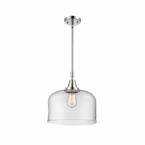 Bell - 1 Light Stem Hung Mini Pendant In Industrial Style-14.13 Inches Tall and 12 Inches Wide - 1 of 1