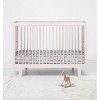 Bacati - Gray Kisses N Hugs Print 100 percent Cotton Universal Baby US Standard Crib or Toddler Bed Fitted Sheet - 4 of 4