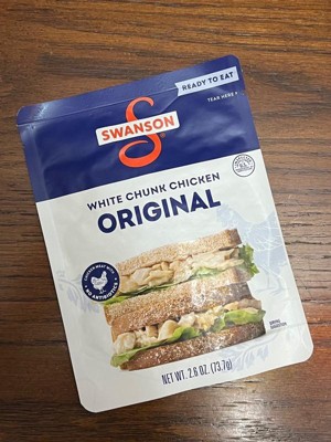 Swanson Original White Chunk Chicken Ready To Eat Fully Cooked - 2.6oz :  Target