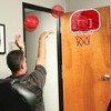 Indoor Basketball Hoop Wall Door Mount with 4 Balls ABS Backboard Metal Rim for All Ages - 3 of 4
