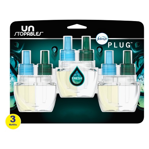 Febreze Plug Air Freshener Scented Oils Refill, Gain Original 1 Each -  (Pack of 3)