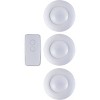 Energizer 3pk Led Puck Light Wireless Color Changing Cabinet Lights With  Remote White : Target