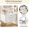 36" Bathroom Vanity Cabinet with Sink, Modern Wall Mounted Floating Bathroom Storage Vanity Cabinet with 2 Drawers & 2 Doors - 4 of 4