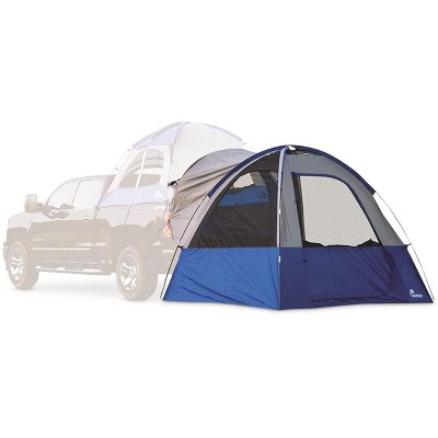 Napier Sportz Link Portable 4 Person Truck Bed Attachment Outdoor Camping Tent with Convenient Carry Bag, Blue (Trunk Tent Not Included)
