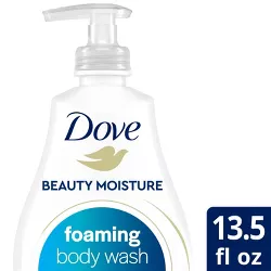 Dove Beauty Deep Moisture Shower Foam Body Wash for Dry Skin - 13.5 fl oz