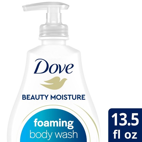 Dove Beauty Deep Moisture Shower Foam Body Wash for Dry Skin - 13.5 fl oz - image 1 of 4