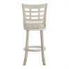 Inspire Q Heath Barstool Antique White Finish/Beige Linen - 2 of 4