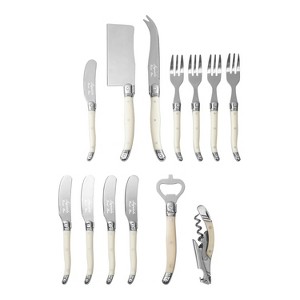 French Home Laguiole Ultimate 13pc Charcuterie and Barware Set with Faux Ivory Handle - 1 of 4