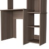 NicBex Home Office Desk 38.7" W Modern Writing Desk with 5-Tier Open Storage Bookshelves and Wooden Frame for Office, Study, Living Room - 4 of 4