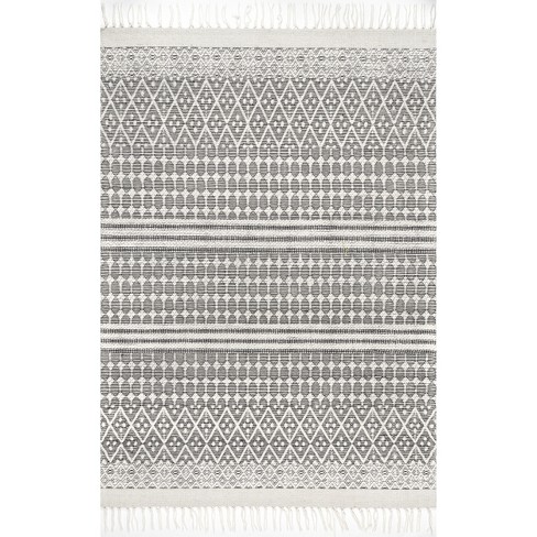 White Solid Loomed Area Rug 9'x12' - Nuloom : Target