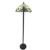 Chloe Lighting Margot Tiffany-style 2 Light Victorian Floor Lamp 18" Shade - 2 of 4