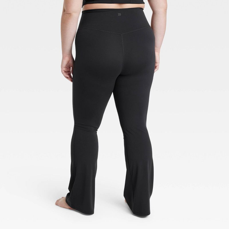 Women's Everyday Soft Ultra High-Rise Flare Leggings - All In Motion™, 3 of 8