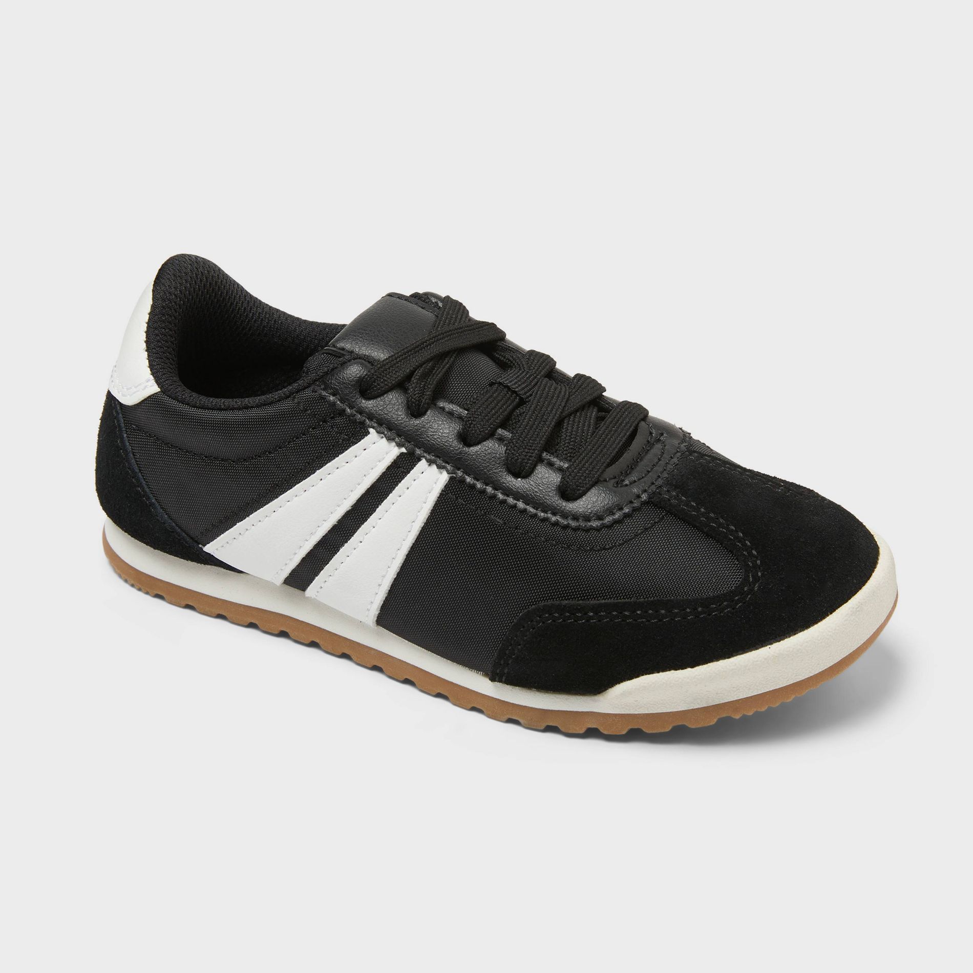 Kids' Thatcher Jogger Lace-Up Sneakers - Cat & Jack™ Black 3