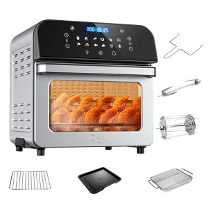 Whall 12L Touchscreen Air Fryer Toaster Oven, 12 Pre-set Menus, Clear Window, Less Oil 95% - 1 of 4
