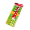 Unique Bargains Kitchen Nonslip Dishware Plastic Chopsticks 9.7" x 0.28" Green 10 Pairs - 2 of 4