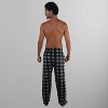 Members Only Men's Fleece Sleep Pant with Two Side Pockets - Multi Colored Loungewear, Relaxed Fit Pajama Pants for Men - 2 of 3