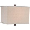 Franklin Iron Works Rustic Table Lamps 26" High Set of 2 Natural Stale Open Rectangular Box Shade for Living Room Bedroom Home (Colors May Vary) - 3 of 4