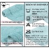 Waterford Collection Tufted Bath Rug, Extra Soft and Absorbent, Non-Slip Bath Mats, Machine Washable bath rugs for Bathroom, 2 Piece Set, Turquoise - 3 of 4