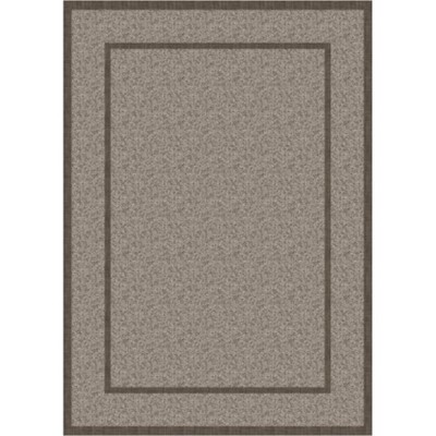 Rugs for Living Room Border Area Rug Non Slip Durable Floor Washable Carpet for High Traffic Areas Indoor Rug for Kitchen Kids Playroom Brown 8*10Ft