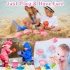 Probe Hues Collapsible Beach Toys Sand Bucket Shovels Molds Mesh Bag for Kids - 3 of 3