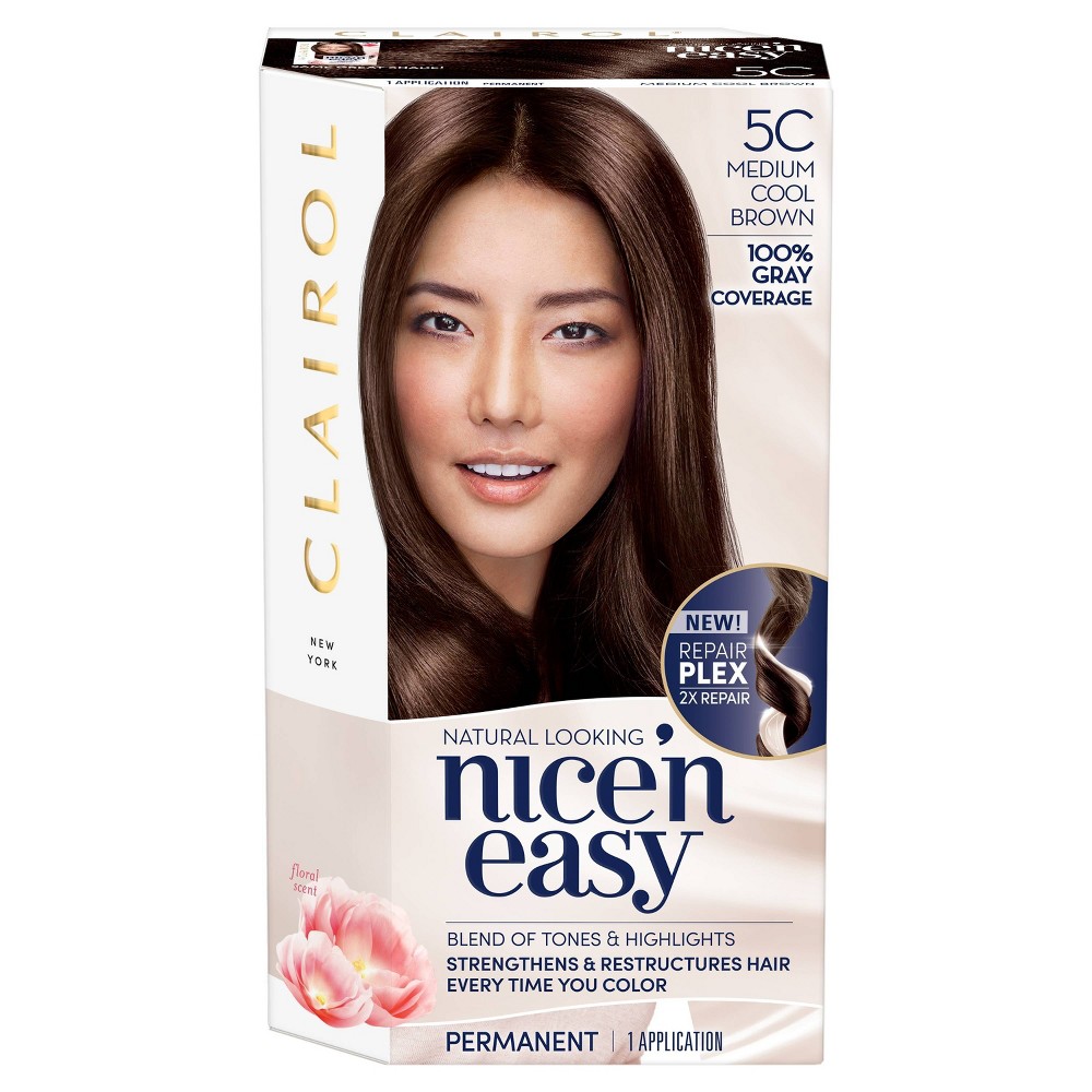 UPC 070018113740 product image for Clairol Nice'n Easy Permanent Hair Color - 5C Medium Cool Brown | upcitemdb.com