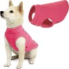 Gooby Zip Up Fleece Vest, Fleece Jacket Sweater with Zipper Closure and Leash Ring, Red, Medium - 2 of 2