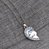 BFF Heart Necklace Set for 2 - Matching Half Heart Best Friend Jewelry - 3 of 4