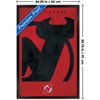 Trends International NHL New Jersey Devils - Logo 25 Framed Wall Poster Prints - 3 of 4