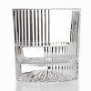 Godinger Silver Set of 4 Scatola Double Old Fashion Glasses: Crystal Drinkware, 10 oz Capacity, Hand Wash, Dishwasher-Safe - 2 of 3