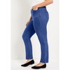 June + Vie by Roaman's Women's Plus Size Curvie Fit Straight-Leg Jeans - 4 of 4