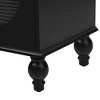 ORRD 68.9" Modern TV Stand for Living Room, Fits TVs up to 75", Entertainment Center with Fluted Glass Doors, 2 Drawers, Solid Wood Legs Black - 4 of 4