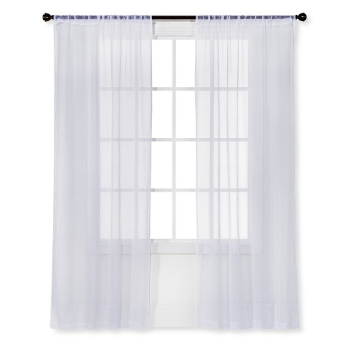 white sheer curtains kmart