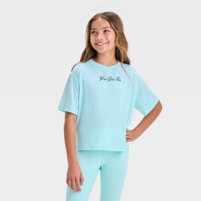 Girls' Short Sleeve Graphic T-Shirt - All In Motion™