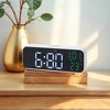 REGALWOVEN Electric Alarm Dimmable USB Charging Port Alarm Clock 6.7x2.4x1.2 Inches - 2 of 4