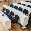 Tangkula Set of 10 Office Guest Chair Stackable Reception Chair Waiting Conference Room - 3 of 4