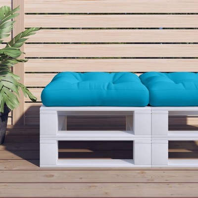 vidaXL Pallet Cushion Blue 23.6"x23.6"x4.7" Fabric